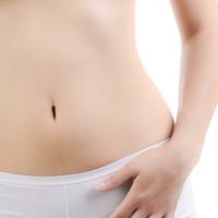 woman in white underwear