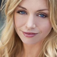 A young woman with beautiful eyes